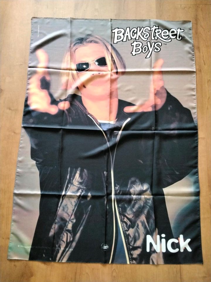 "Nick" Backstreet Boys Wandbehang/Tuch aus Stoff, rechteckig 90er in Arnsberg