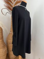 Mango Kleid schwarz mit langen, gerafften Ärmeln S-M Hessen - Lampertheim Vorschau