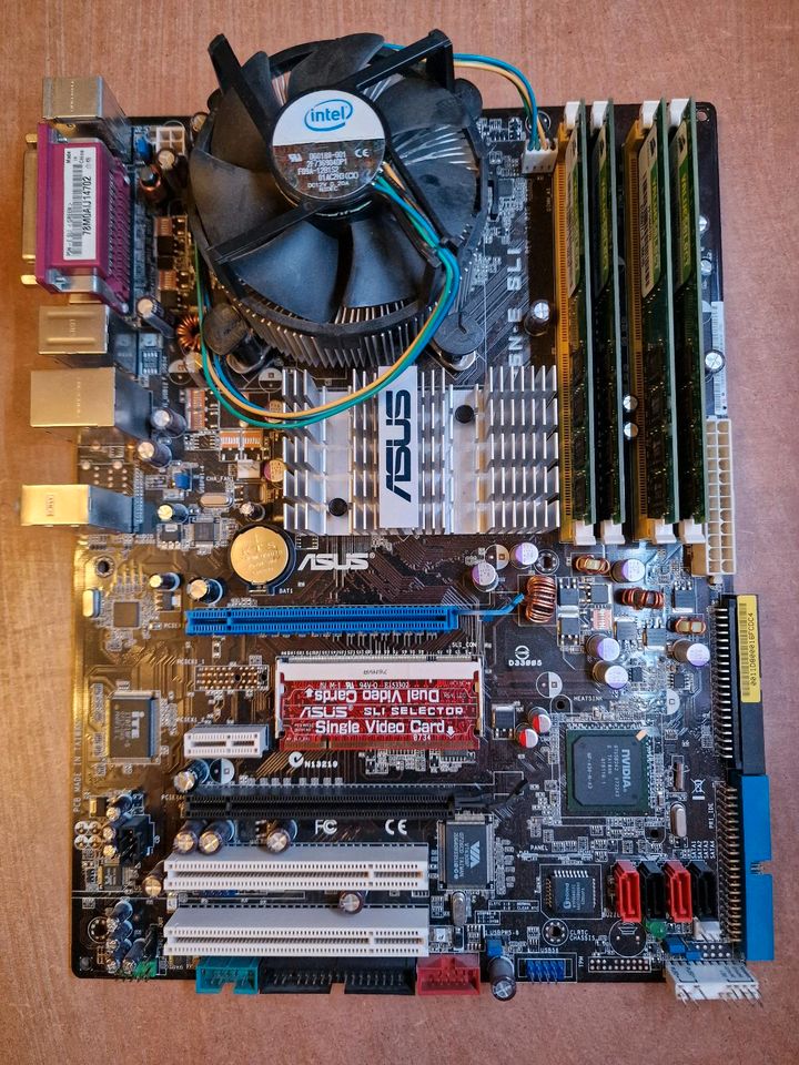ASUS P5E-N SLI Mainboard Q6600 Intel Core2Quad 8GB RAM in Averlak