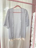 Gr. M oversize boho Kimono mit Fransen Nordrhein-Westfalen - Monheim am Rhein Vorschau