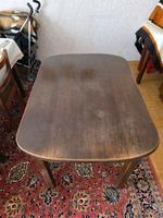 Ausziehbarer Tisch 1950er und 4 Stühle Niedersachsen - Großenwörden Vorschau