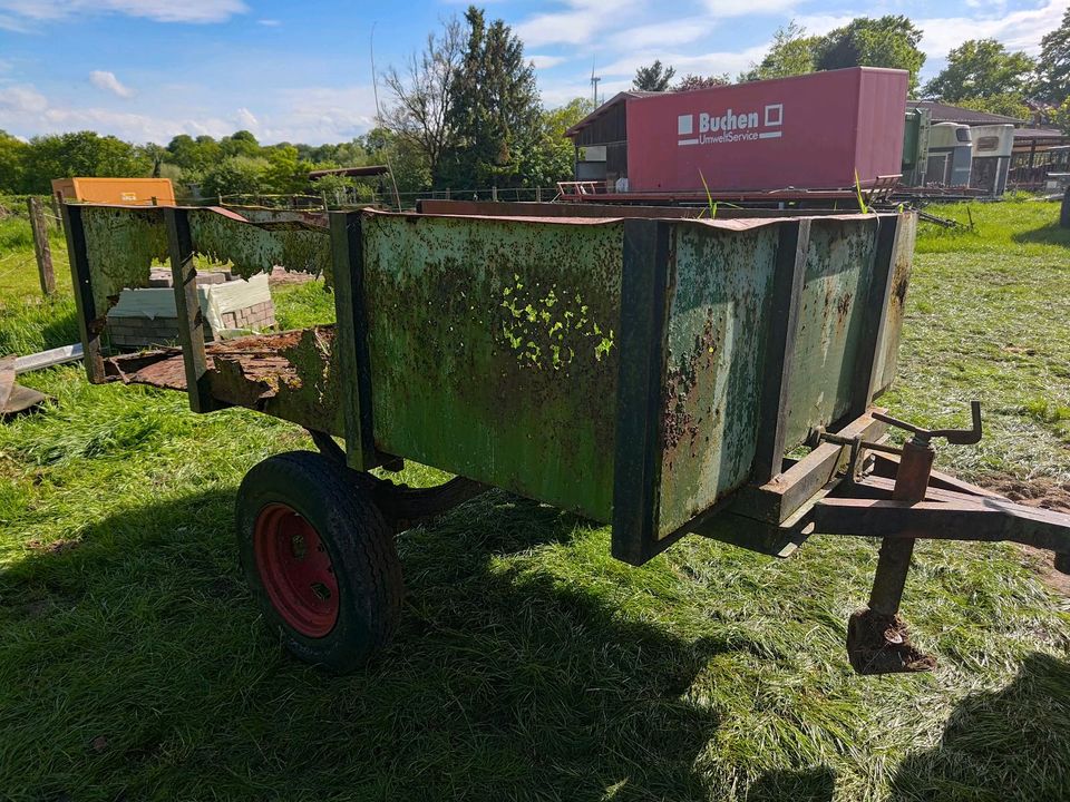 Anhänger Mist Trecker Traktor Kippkarre Sturzkarre in Datteln