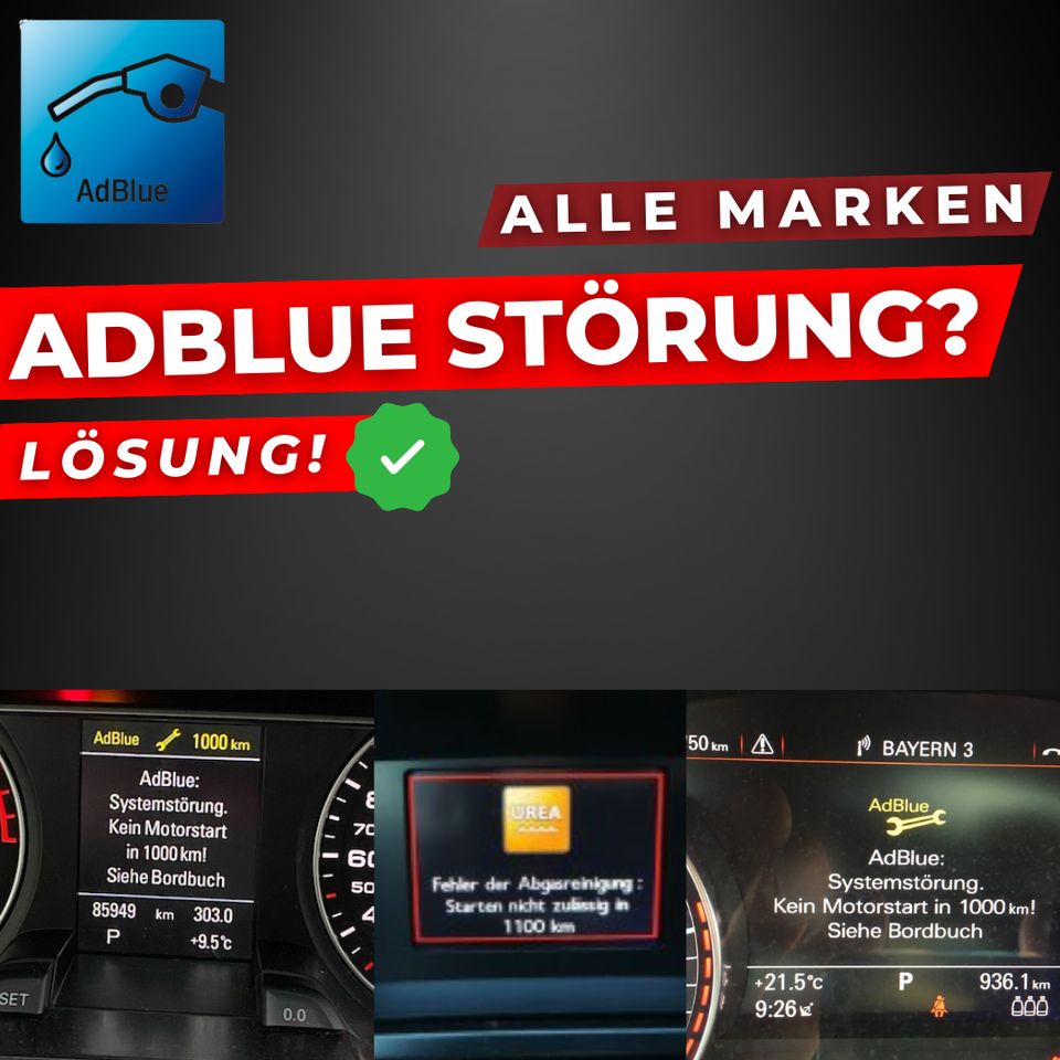 [ADBLUE SCR NOX STÖRUNG?] REPARATUR LÖSUNG! Urea AdBlue System Reparatur Kostensgünstig AdBlue Reparatur SCR System Reparieren NOX Sensor Reperatur Lambdasonde Probleme beheben VW AUDI BMW MERCEDES in Bochum