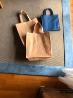 3 Taschen stabil Jute blau beige Henkel Baden-Württemberg - Bad Saulgau Vorschau