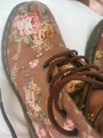 Doc Dr. Martens 1460  braun Blumen 8 Loch Stoff 38 Nordrhein-Westfalen - Petershagen Vorschau
