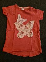 Dopodopo T-Shirt Gr 116 Schmetterlinge rot-braun Blümchen Blumen Bayern - Mömbris Vorschau