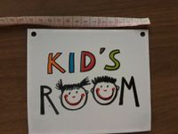 Schild KID‘S ROOM Kinderzimmer Bayern - Stockheim Oberfr Vorschau