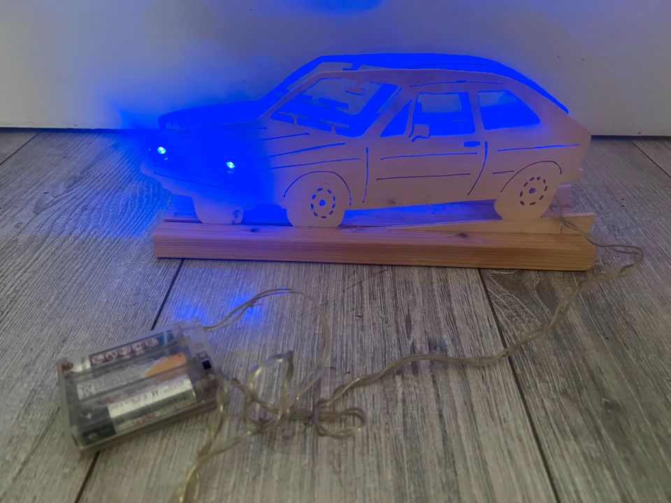 Lampe / Deko - Ford Scirocco - Holz in Verden