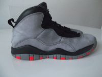 Jordan Shadow Grey Infrared Sneaker grau schwarz echt Leder Hessen - Hanau Vorschau