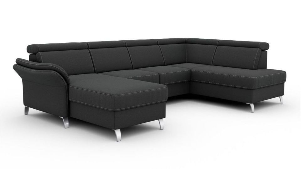 wohnlandschaft u-form xxl sofa u form Bettfunktion Bettkasten NEU in Hamburg