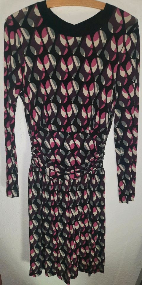 Missoni Kleid 34 36 38 S Raffkleid BW 44 cm Wickelkleidstil retro in Hannover