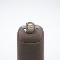 ZEN Diamond 18k Ring Weißgold Gr.52 Niedersachsen - Oldenburg Vorschau