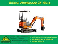 Minibagger Hitachi ZX 17U-6 Bagger ZX17 1,7 to. Excavator Baumaschine Raupenbagger Kompaktbagger Bayern - Rednitzhembach Vorschau