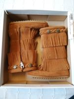 MINNETONKA KINDER INDIANER WILDLEDER STIEFEL BRAUN 25 NEU Hessen - Berkatal Vorschau