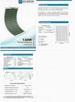 130W 12V Mono Flexibel Solarpanel Mono Solarmodul 2KG Gewicht Bayern - Rosenheim Vorschau