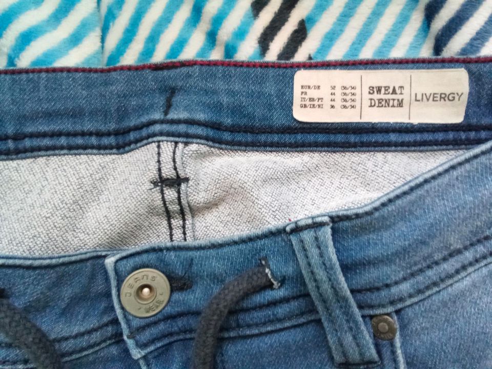 H.-Sweat-Jeans,Gr.52=36/34,Fb.Blau,Marke Livergy, NEU-UNGETRAGEN in Böblingen