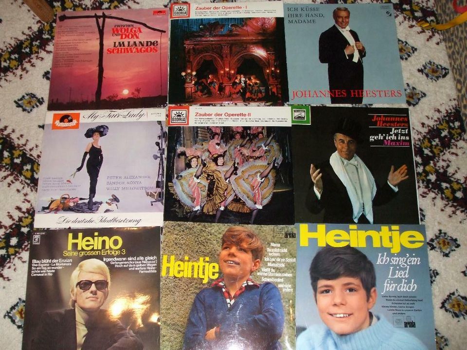 Schallplatten, Udo Jürgens, Singles, Rock, Schlager, Operette in Wolfersdorf