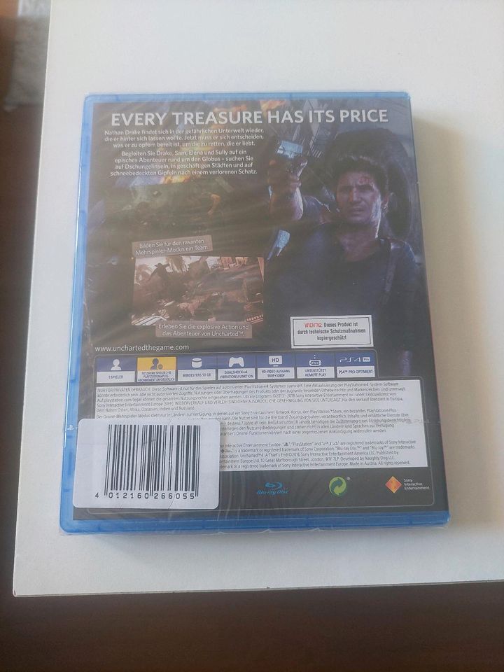 Uncharted 4 A Thief's End PS4 Neu! OVP in Greifswald