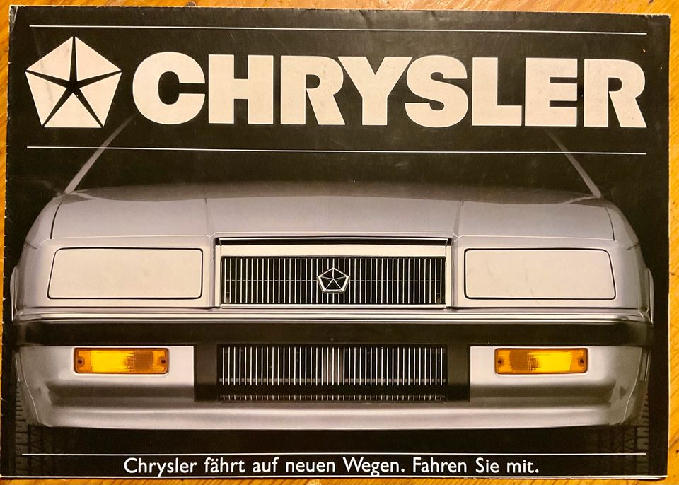 CHRYSLER / JEEP - 1988 Original Prospekt in Kleve