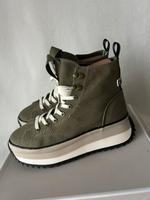 TAMARIS Sneaker High Top Plateau Canvas Khaki 39 Bayern - Kirchseeon Vorschau