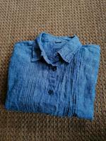Leinen Bluse Hemd Adagio Gr. 44 XXL Jeans Optik Leipzig - Marienbrunn Vorschau