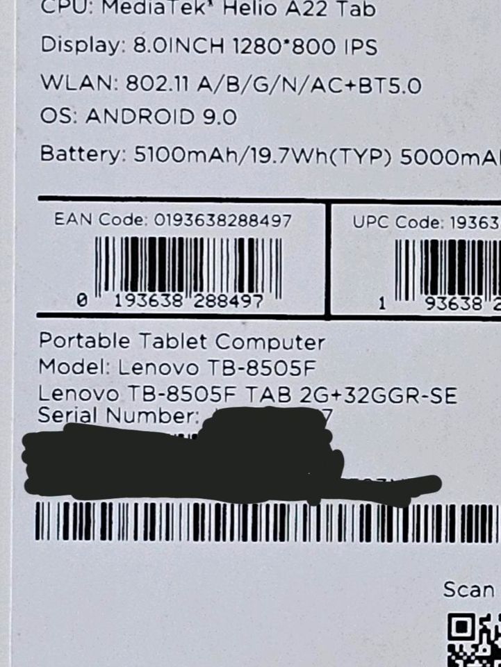 Lenovo Tab M8 2G+32GGR-SE IronGrey | 8" Tablet in Donauwörth