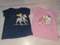 Mädchen T-Shirts gr.116/122 von jako-o blau rosa Pferde Motiv Hessen - Bad Wildungen Vorschau