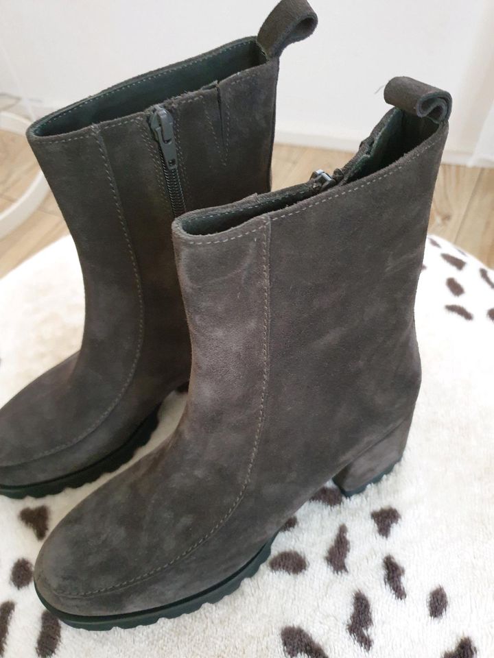 Kennel & Schmenger Stiefelette Boots Stiefel 38 Leder braun "Neu" in Essingen