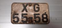 Motorrad Nummernschild DDR Sachsen - Flöha  Vorschau