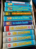 Kinder vhs, Schlümpfe,Disney,Pipi Langstrumpf,Sesamstraße Hessen - Grebenstein Vorschau