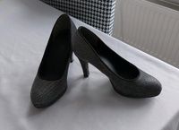 Plateau Pumps Silber Grau Glitzer Jugendweihe Hohe Börde - Eichenbarleben Vorschau