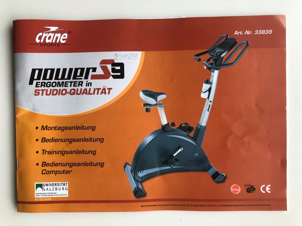 Ergometer im sehr guten Zustand, neuwertig in Freudenstadt