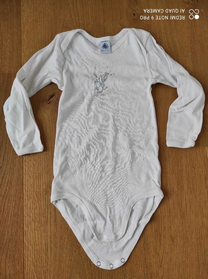 Petit Bateau Body Gr. 92/95 kurz und langarm neuwertig in Langerringen