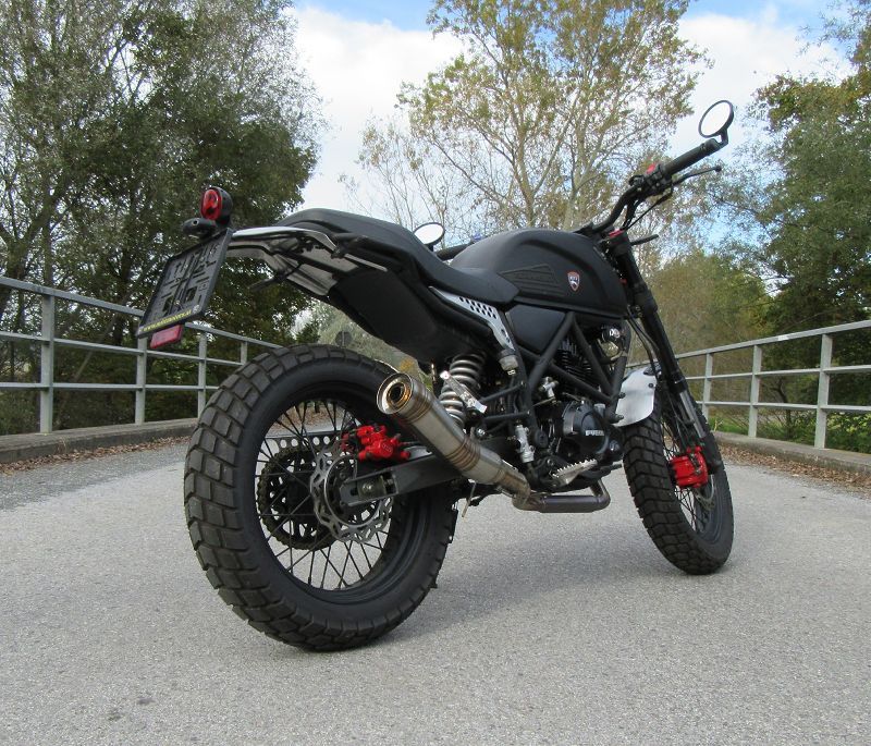 125ccm NEU 125er MITT DS Scrambler 125 Bike Silber in Obersulm