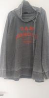 Hoodie Sweater - San Francisco -  46- grau rot - toller Kragen Bayern - Egling Vorschau