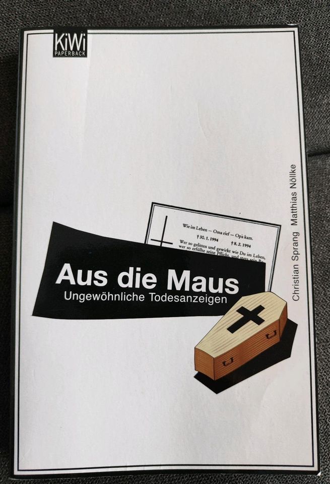 Aus die Maus* ungewöhnliche Todesanzeigen * Buch in Menden