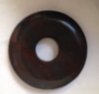 Edelstein Anhänger Donut Tigereisen 4,5 cm Hessen - Hammersbach Vorschau