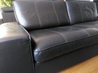 IKEA Kivik Ledersofa 3-Sitzer dunkelbraun Münster (Westfalen) - Sprakel Vorschau