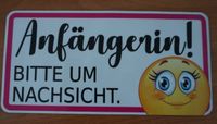 magnetisches Fahranfängerin Schild für KFZ Bayern - Miesbach Vorschau