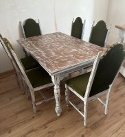 Shabby Chic Tisch und 6 Stühle Saarland - Ensdorf Vorschau