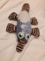 Kuscheltier Schnabeltier gestrickt unikat neuwertig handgemacht Thüringen - Buttstädt Vorschau