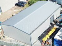 Stahlhalle 10x20 m - 200m2 - Verzinkt, 60 mm Dämmung - Warmhalle Niedersachsen - Hammah Vorschau