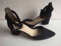 Damen Schuhe Pumps Sandaletten PAUL GREEN Gr 39 UK 6 blau Leder Duisburg - Friemersheim Vorschau