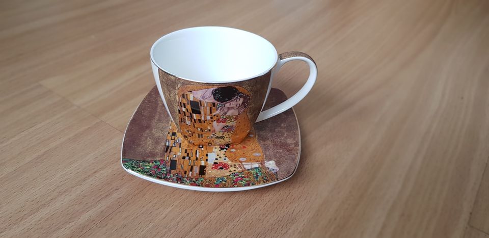 "Der Kuss" Tasse Gustav Klimt Kunst in Friedrichsdorf