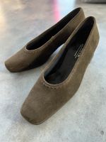 Trachtenschuhe Schuhe Absatz Khaki Wildleder von Bleil Größe 38 Bayern - Berg Vorschau