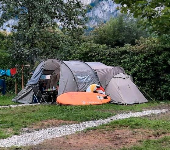 Familienzelt Baumwolle Nomad Touarec 5 Air + Vorzelt Porch XXL LW in Oestrich-Winkel