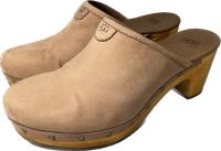 UGG Clogs Pantoletten - braun/beige - Gr. 39 - neuwertig Hessen - Wetzlar Vorschau