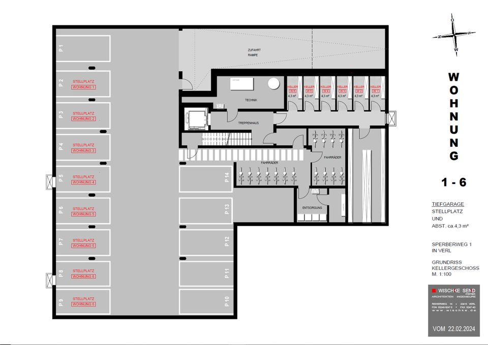 Erstbezug! Penthouse 3,5-Zimmer mit überdachter Dachterrasse in Verl