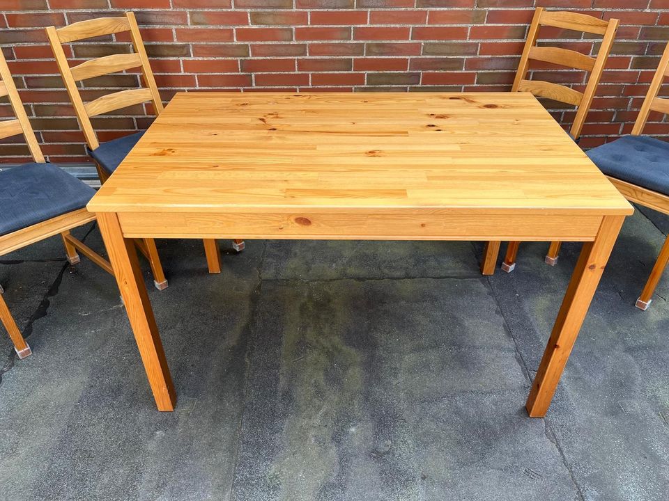 Ikea JOKKMOKK - Tisch und 4 Stühle, Antikbeize in Brühl