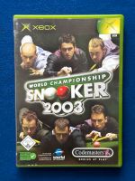 XBOX - WORLD CHAMPIONSHIP SNOOKER 2003 Baden-Württemberg - Eberbach Vorschau